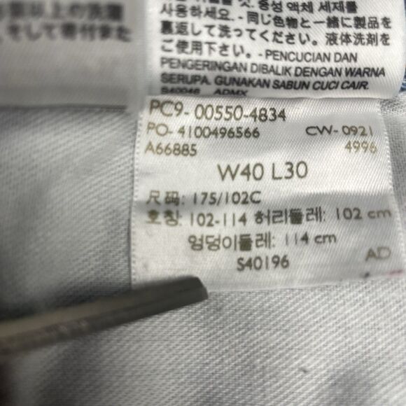 Levi's 550 Straight Leg Denim Jeans Light Wash Mens Size 40x30 - Picture 11 of 14